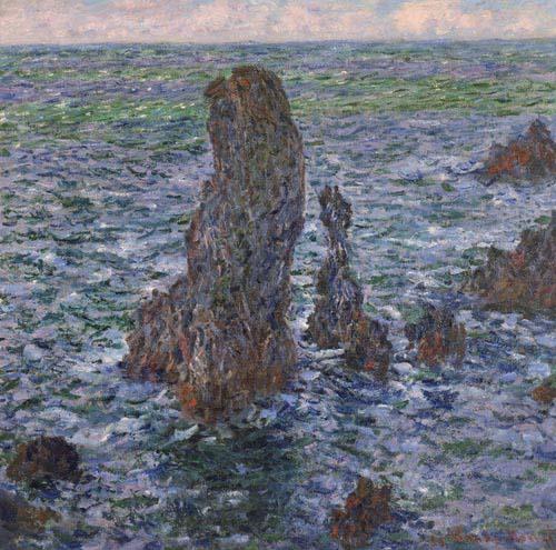 Claude Monet The Port Coton Pyramids, oil painting image